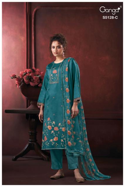 Ganga paridhi 5128 dress material wholesale market in lucknow